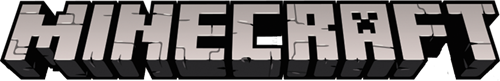 Il logo ufficiale di Minecraft